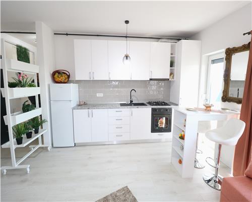 Apartament 1 camera, curte propire , in Complex Rezidential, bloc nou 2025